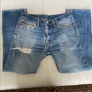 Levi’s 505 Distressed Vintage Sz 33x30